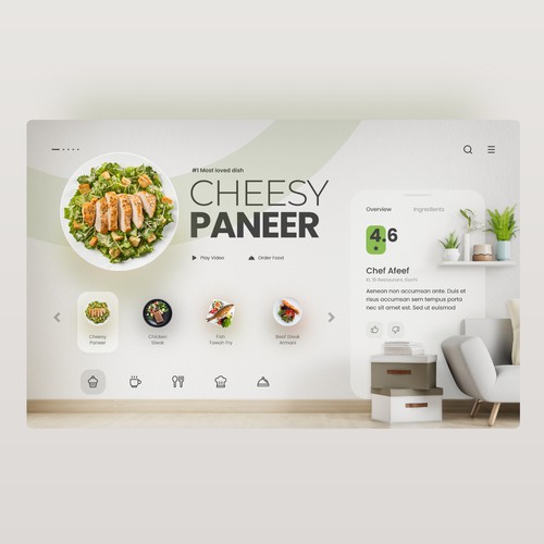 Concept Design Restaurant webapp