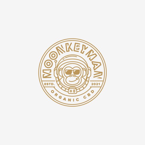 Moonkeyman logo design