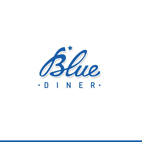 A logo for an upscale 24-hour or late night diner appealing to young professionals.
