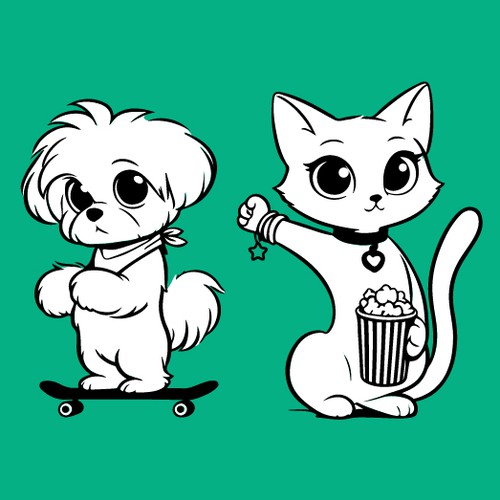 Fluffy Friends Duo Crafting Mascots That Spark Joy