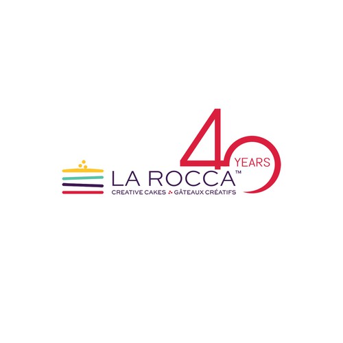 La Rocca 40th Anniversary Logo