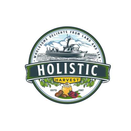 logo design for Culinary HOLISTIC HARVEST