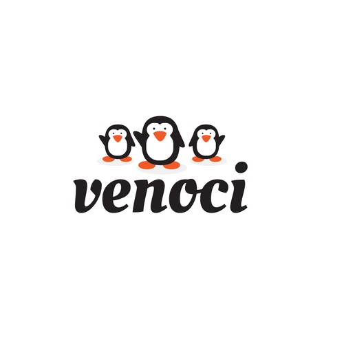nice pinguin logo design.