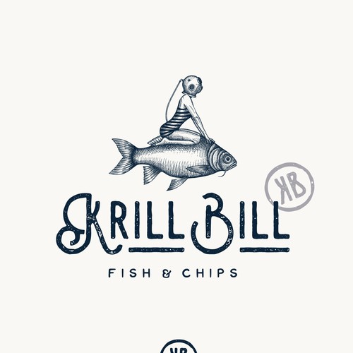 Logo design for Krill Bill restaurant