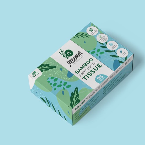 Tissue Paper Packaging For Singapore's First Lotion Tissue Brand