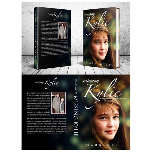 Missing Kylie Book Cover concept for Mark Myers