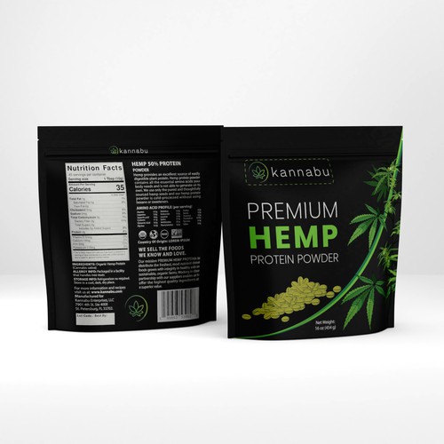 Stand up pouch label design