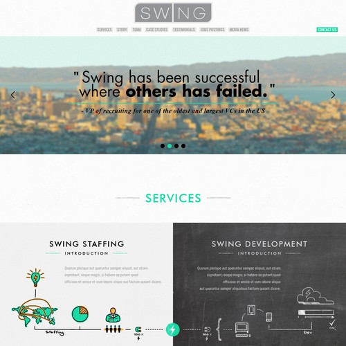 Web Design :: Swing Talented Magnets - SanFrancisco