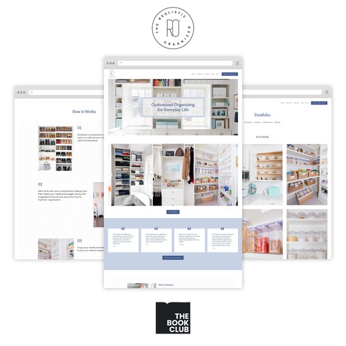 Squarespace Website for The Realistic Organizer