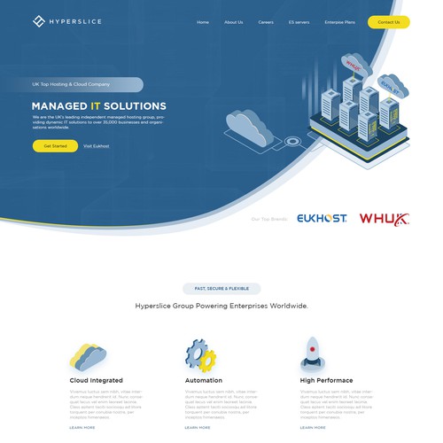 HyperSlice Website Design