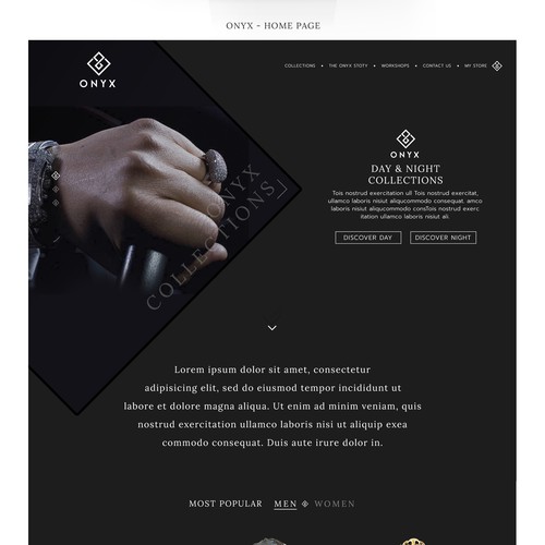 Luxurious Jewellery Website