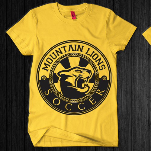 Mountain Lions Soccer Tshirt