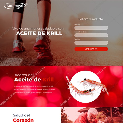 LandingPage Naturagel