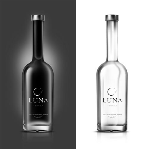 Product a premium hand-crafted Vodka logo.