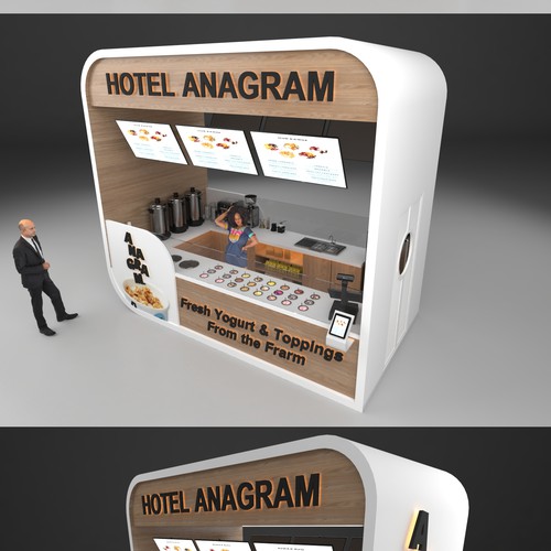 mobile ice cream stall