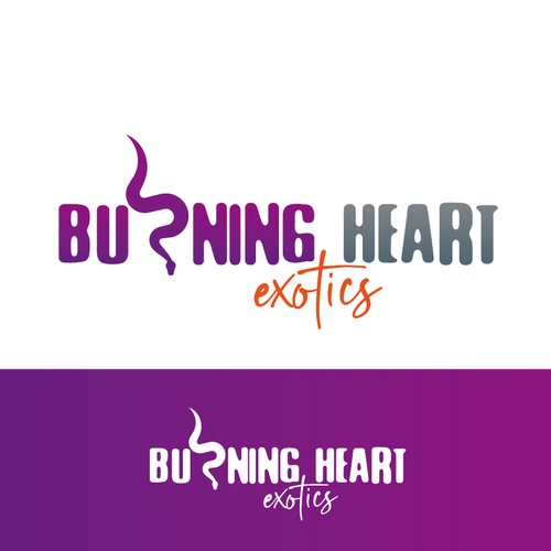 logo burning heart