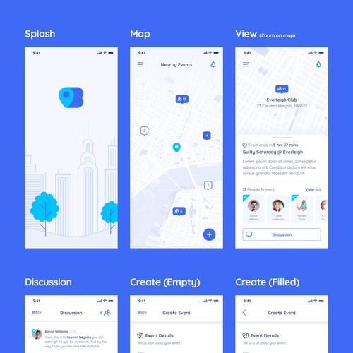 App Design for Event Sharing App