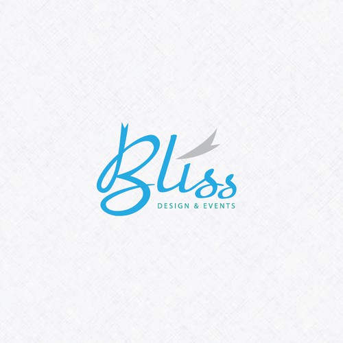 Design a Modern Chic Logo for a Boutique Event Planning Business Called Bliss Design & Events.
