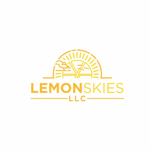 Logo concept for lemon skies