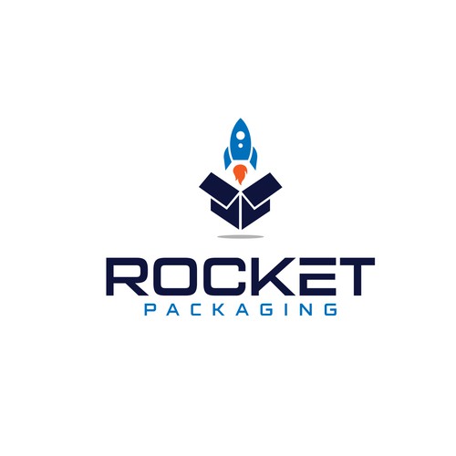 Rocket Packaging Logo Design