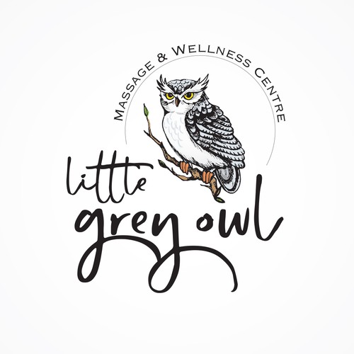 Little Grey Owl LOGO