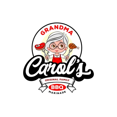 Logo Grandma Carol BBQ