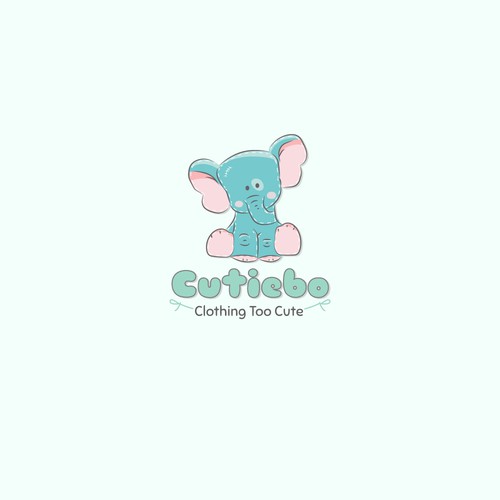 Cute logo design for a baby apparel company