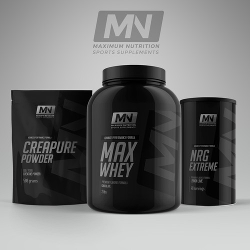 Logo and label design for supplement line