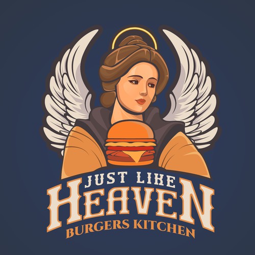 Logo for a burger place