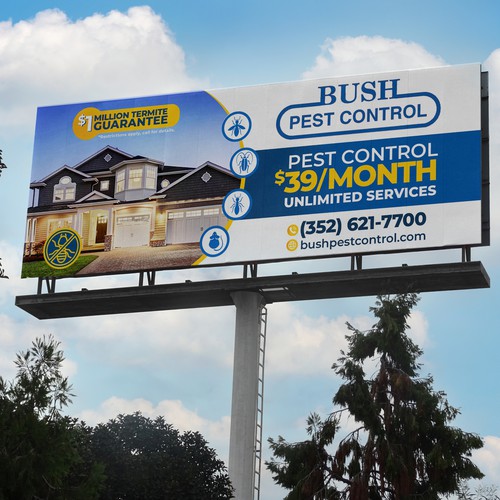 Billboard Ad for pest control company