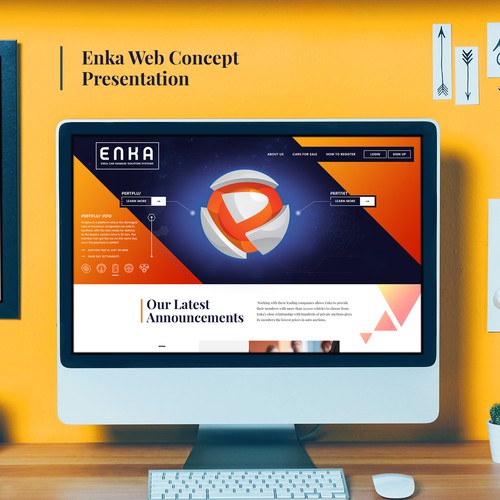 Enka Website Concept