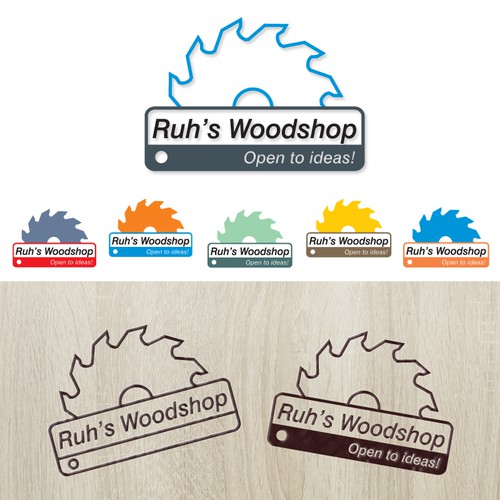 Logo for woodshop