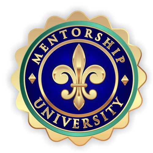 Create a classic seal and wax logo for Mentorship University