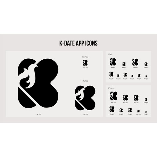 K-Date App Icons