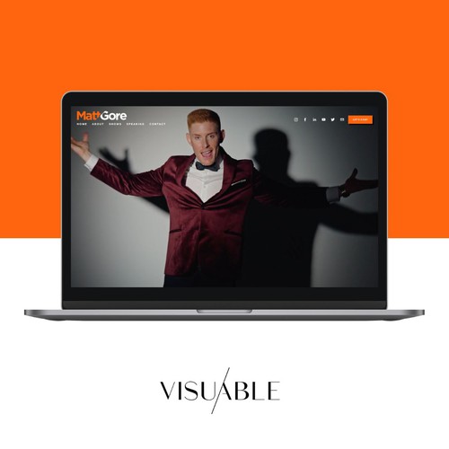 Squarespace Website Design for a professional magician