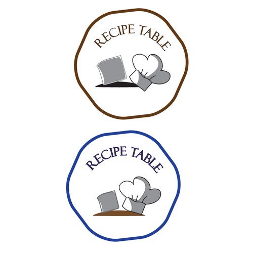 Logo concept for Recipe table
