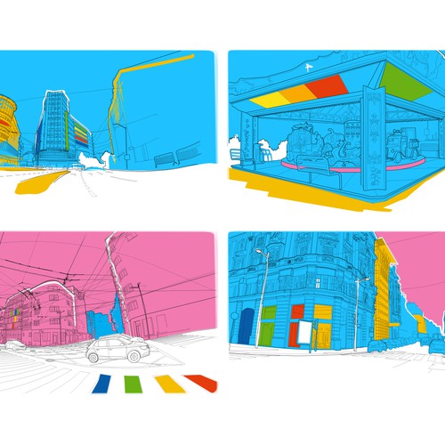 City illustrations