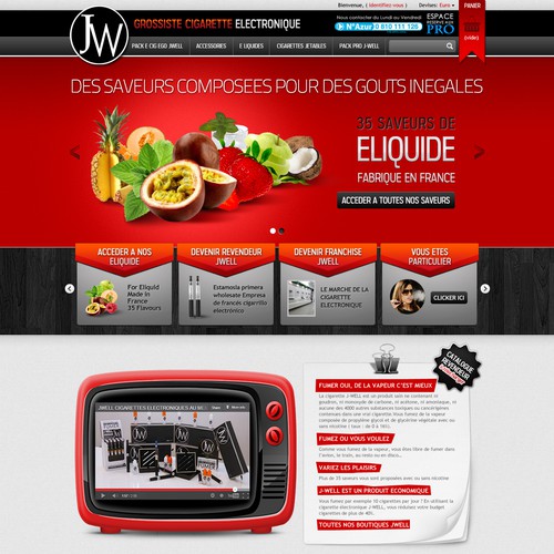 UPGRADE J WELL website with your creativity - 2 pages needed!
