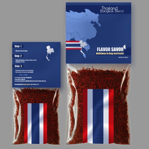 Marinade Packaging for Flavor Savor