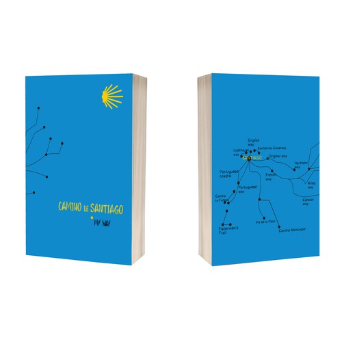 Travel diary cover design