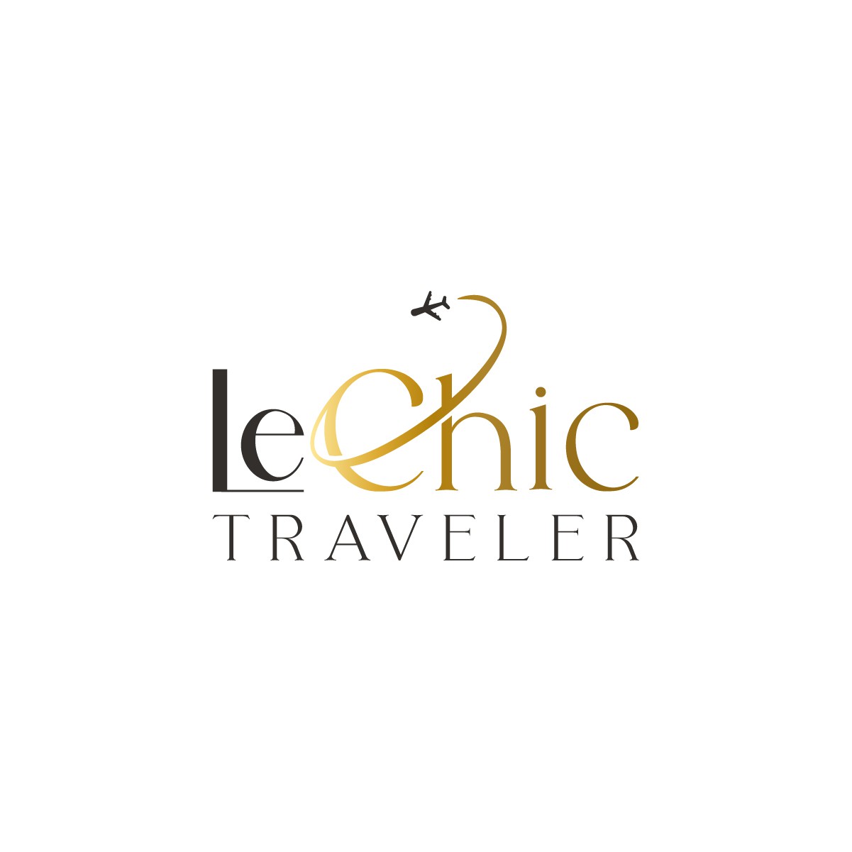 Modern, sophisticated logo for luxury travel advisor, attracting high end travelers