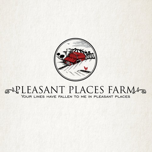 Logo design for Pleasant Places Farm