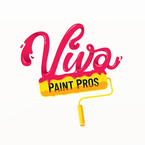 Vibrant Logo for a painting company