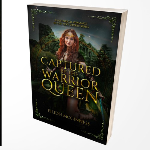 Captured by the Warrior Queen (Fiction Book Cover)