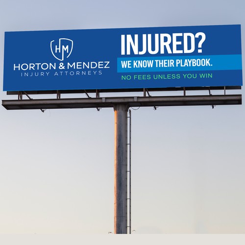 Personal Injury Lawyer Billboard Design 