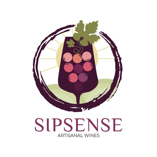 Logo for wine wholesaler - Sipsense