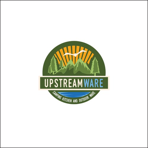 concept for "UpstreamWare" logo