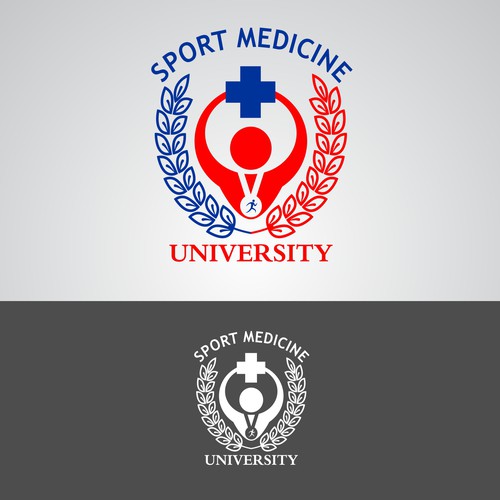 Create a logo design for Sports Medicine University