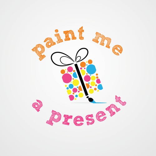 logo for Paint me a Present