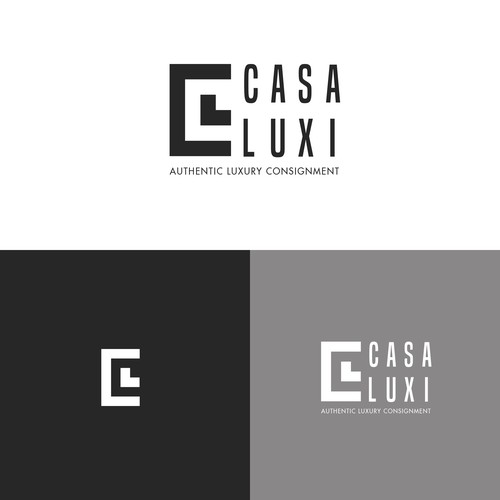 Concept logo for luxury company